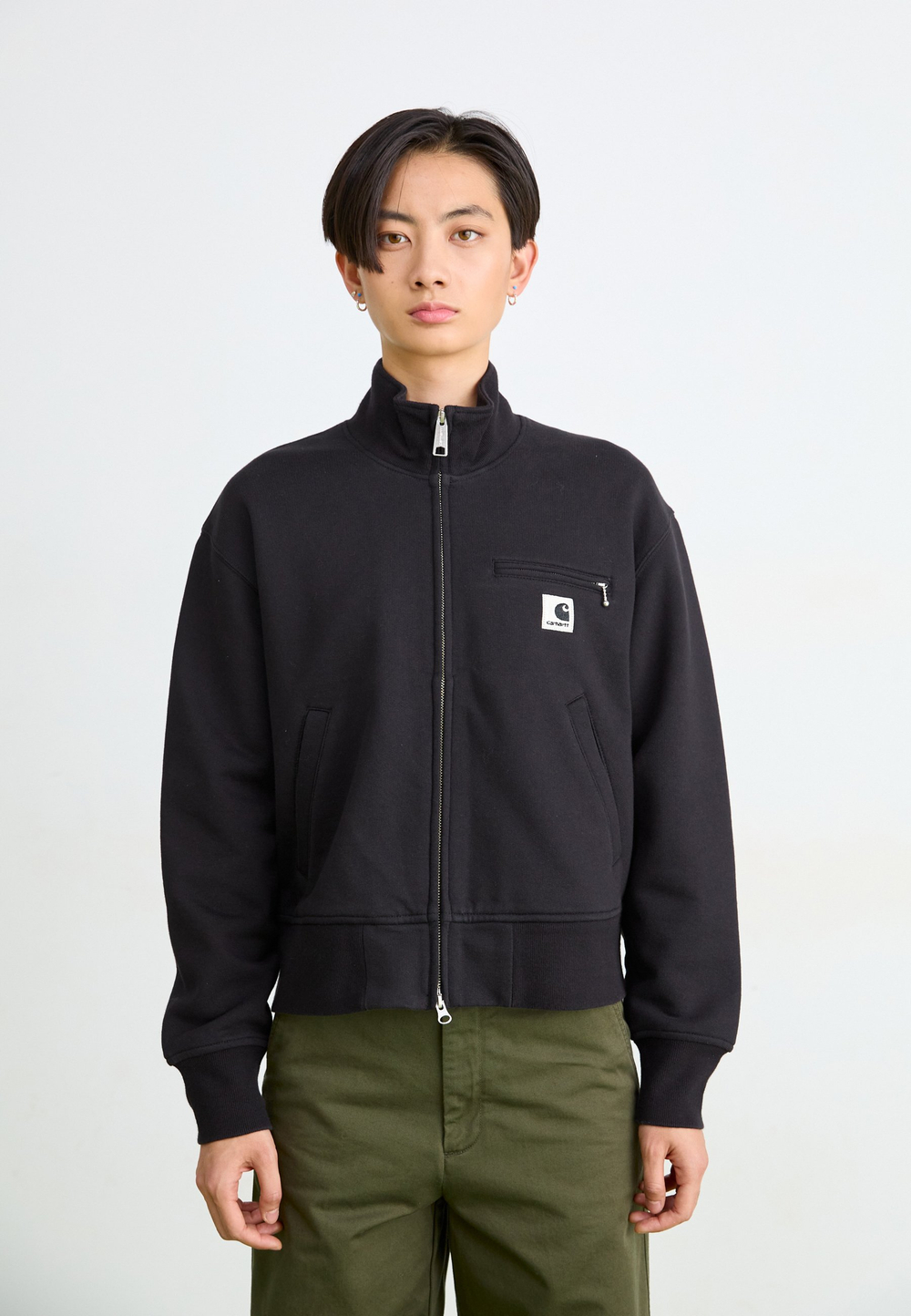 Carhartt WIP DETROIT - Толстовка на молнии - Чёрный