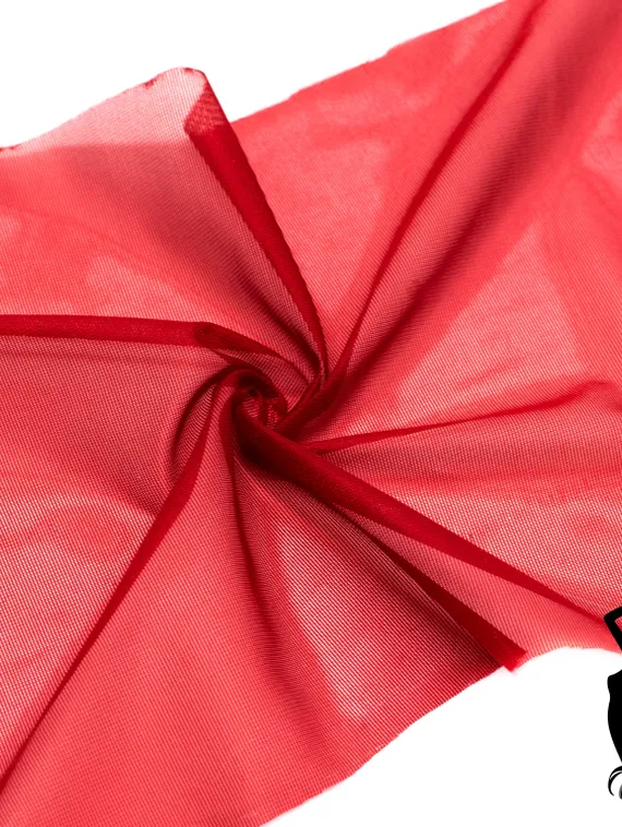 Корсетная сетка мягкая оптом, малиново-красный