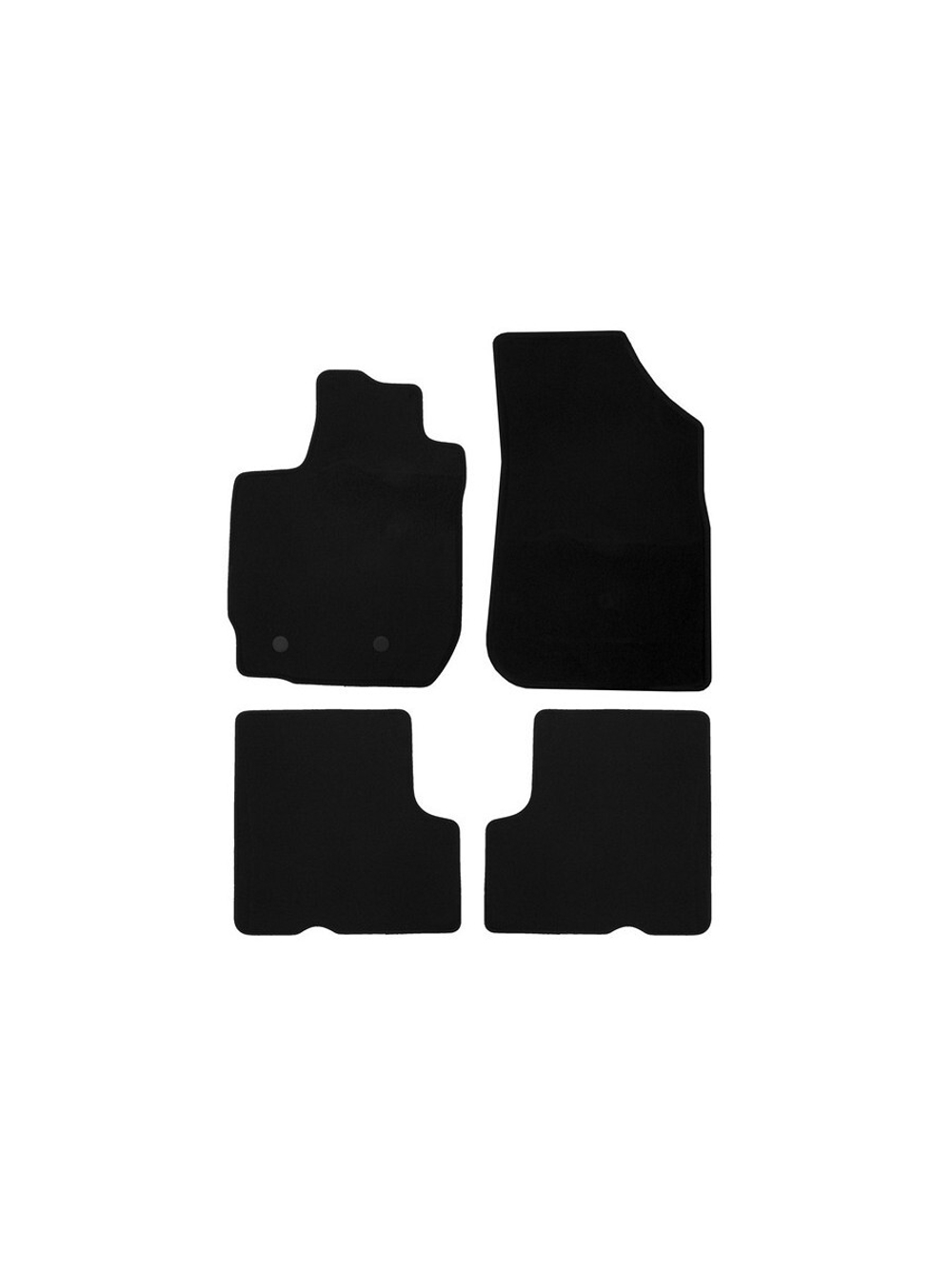 Коврики в салон для RENAULT Duster 2021-, кроссовер, 4 шт. (текстиль) KVR01.041.052.01200K