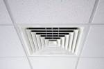 Пластиковая потолочная решётка диффузорного типа 600x600