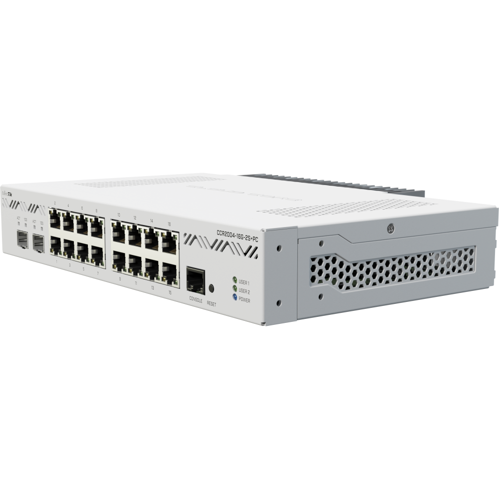 Маршрутизатор (роутер) MikroTik CCR2004-16G-2S+PC