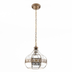 Citilux Гера-2 CL444210 Подвесной светильник витражный Бронза
