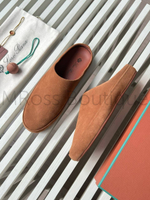 Мужские коричневые сабо Loro Piana Tomori Sabot