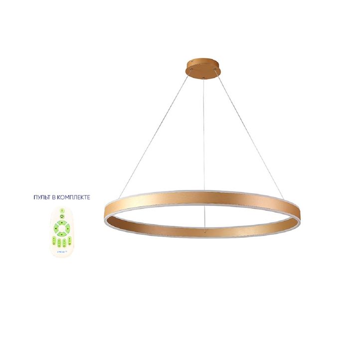 Подвесная люстра Crystal Lux MUCHOS SP88W LED D1000 GOLD