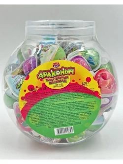 Жевательный мармелад драконыч с кислой начинкой