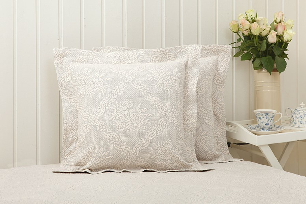 Наволочка декоративная 47х47 Luxberry Ilia голубая Португалия