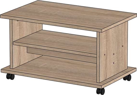 Журнальный столик Стандарт Про дуб сонома