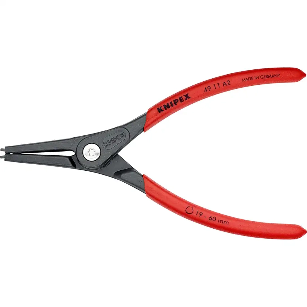 Прецизионные щипцы для стопорных колец черненая 180 мм Knipex 49 11 A2
