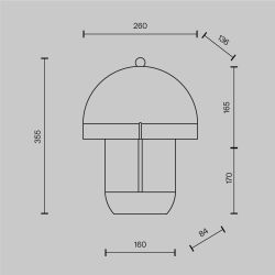 Настольная лампа светодиодная Maytoni   MOD479TL-L14W3K1