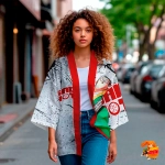 Рубашка хаори японская Дни Сакамото