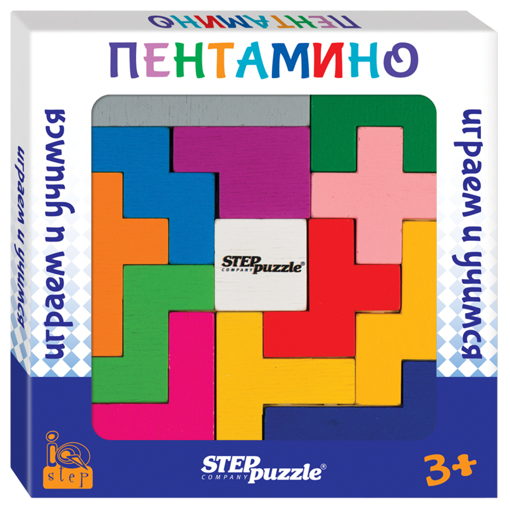 Развивающая игра из дерева "Пентамино"