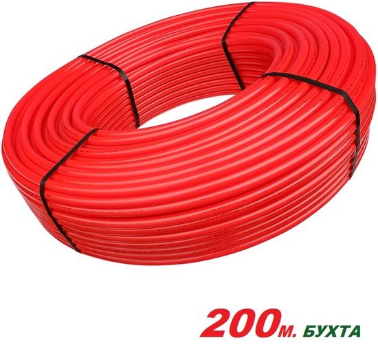 Труба полиэтиленовая Uni-Fitt 16х2.0 PE-RT/EVOH/PE-RT красная арт. 572U1620 в бухте 200 м