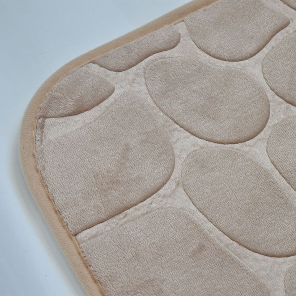 Коврик для ванной Камни 50*80см (кремовый)