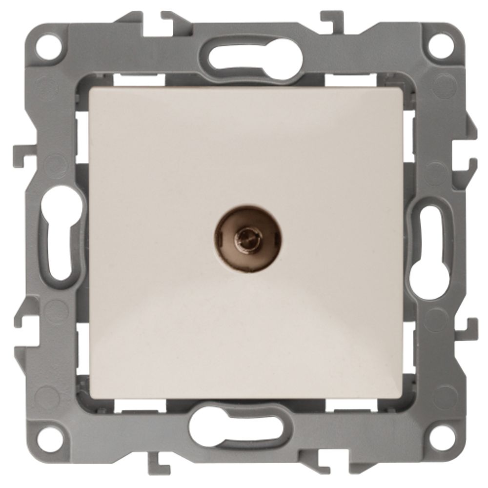 12-3101-02 ЭРА Розетка TV одиночная, IP20, Эра12, слоновая кость | Эра 12 Слоновая кость