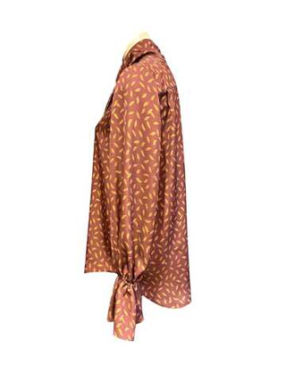 Блуза с бантом ПЕРЬЯ