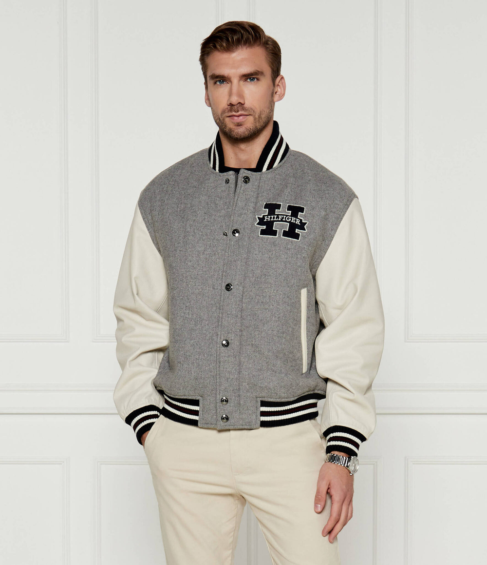 Хлопковая куртка Tommy Hilfiger - серый(MW0MW37032)