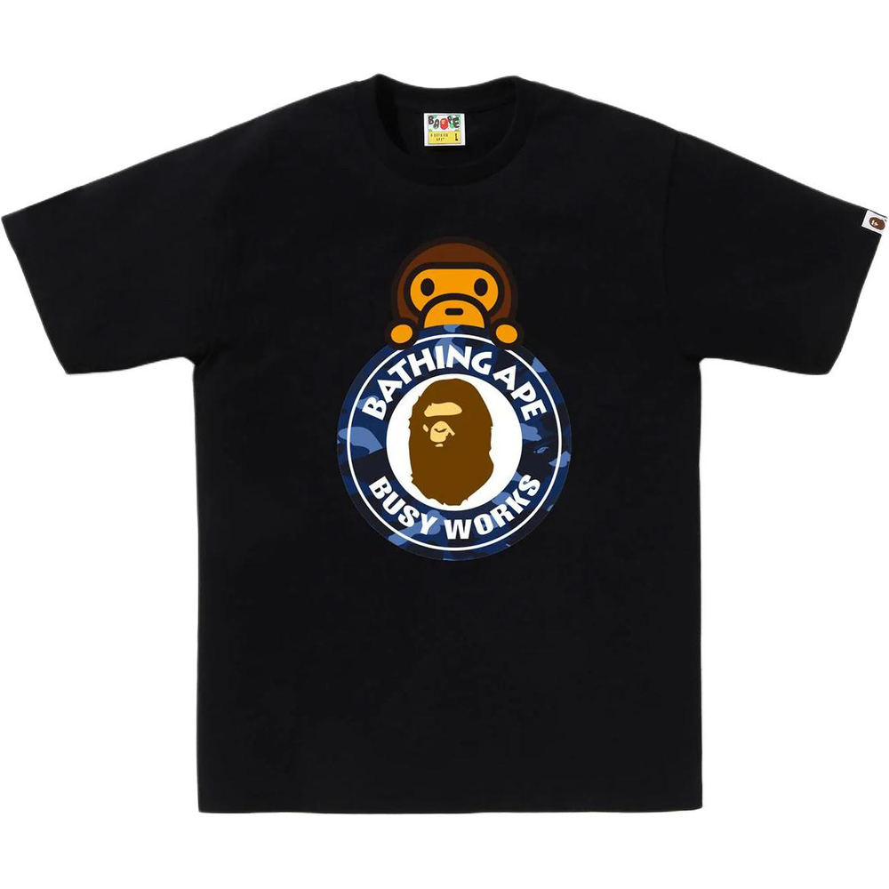 A Bathing Ape Bathing Ape Футболка Cotton Drop Shoulder Sleeve Summer 0zxtemx00710q