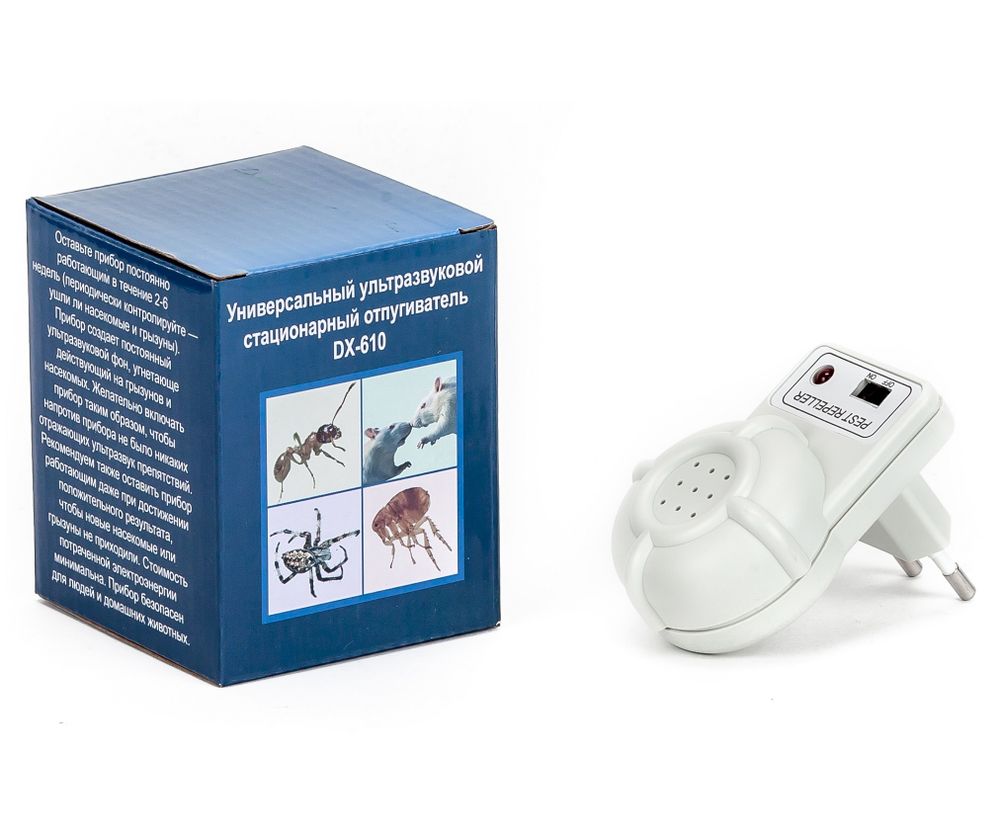 Отпугиватель мышей, крыс, тараканов, муравьев ЭкоСнайпер DX-610