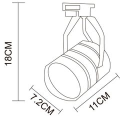 Трековый светильник Arte Lamp