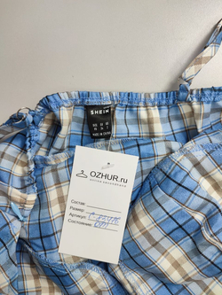 Сарафан Shein в клетку 42 размер