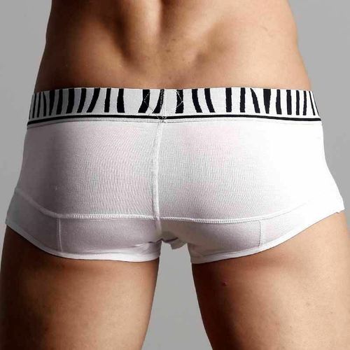 Мужские трусы хипсы Movere Zebra White Hipster