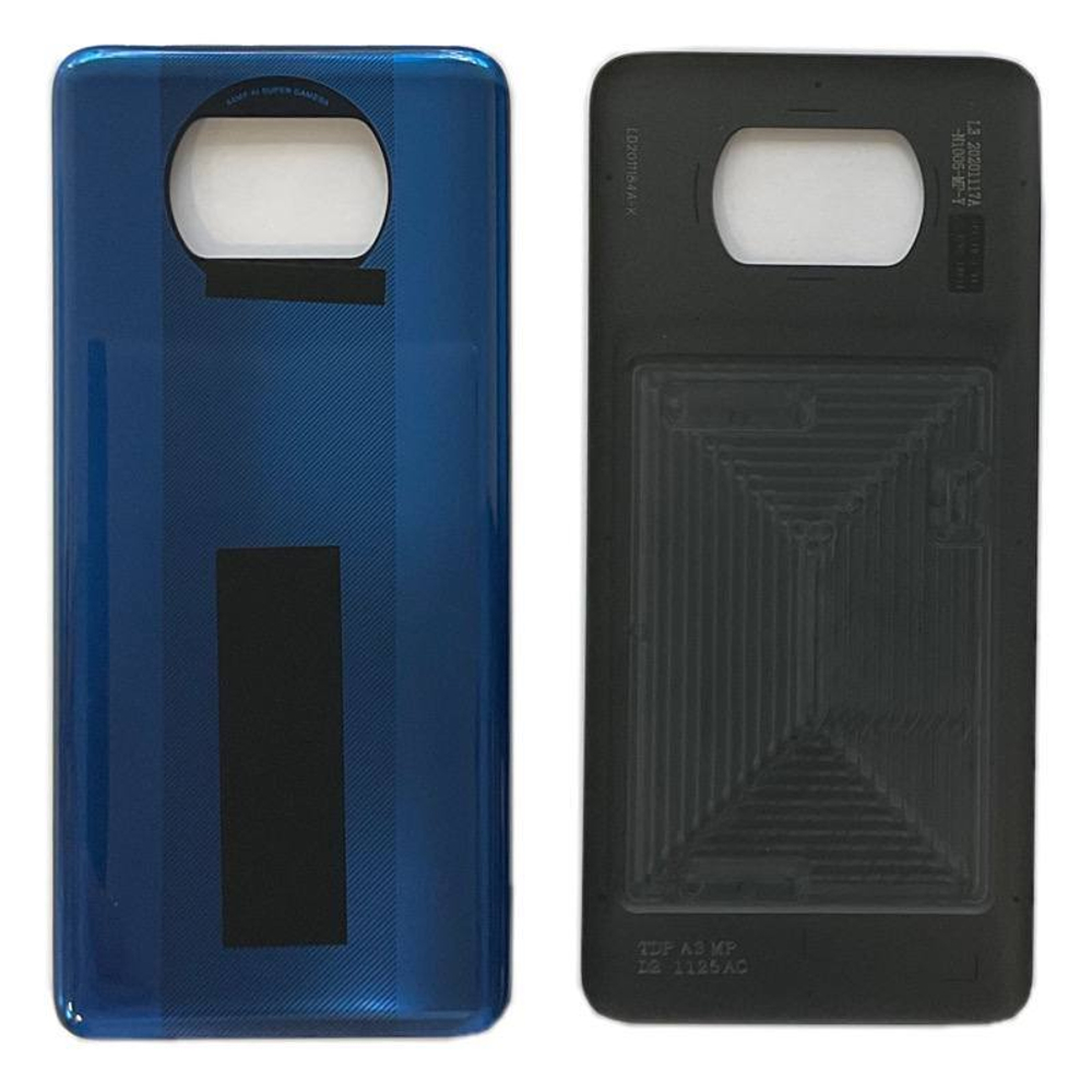 Задняя крышка для Xiaomi Poco X3 NFC Синий