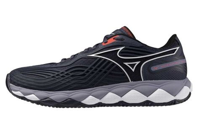 Теннисные кроссовки Mizuno Wave Enfroce Tour 2 CC - odyssey gray/white/fiery coral 2