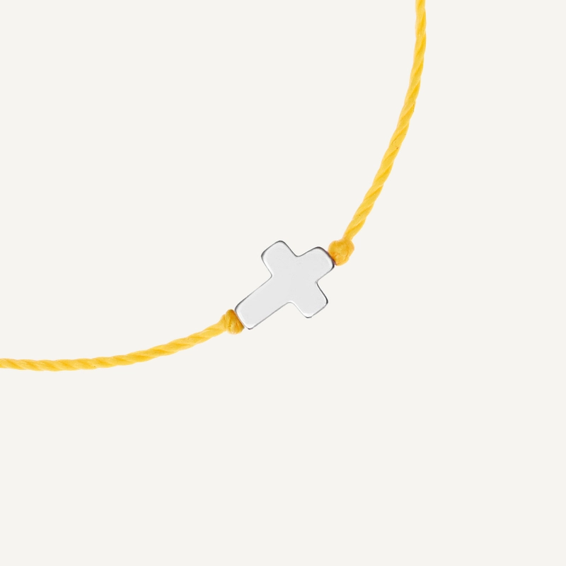 Браслет Сплетенный – Желтый