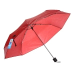 Зонт женский механический «Ультрамарин», цвет бордовый, 8 спиц, d-97см, длина в слож. виде 24см