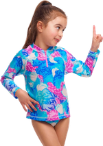 Купальник FUNKITA Toddler Girl's Cloud Street Zippy Rashie & Brief