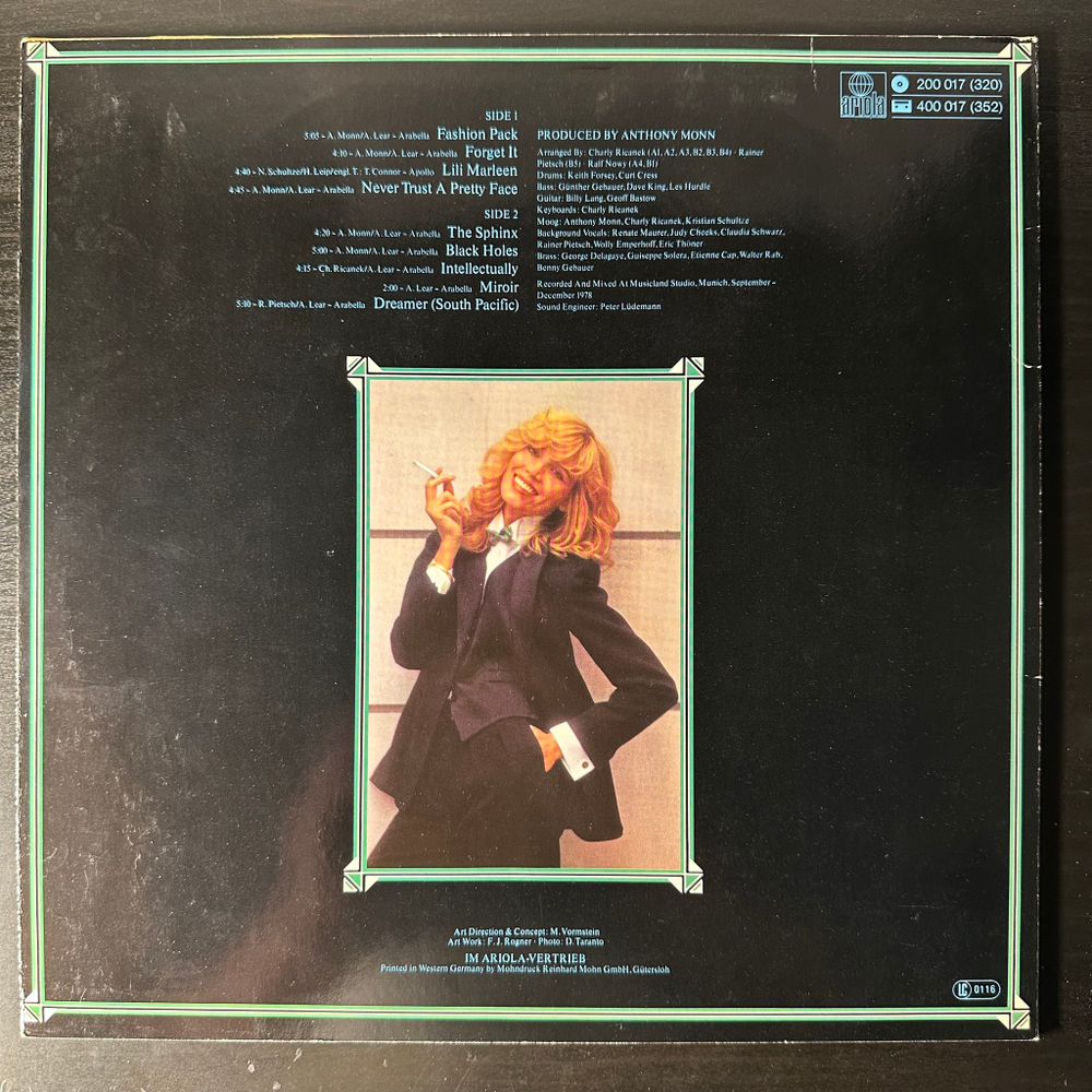 Amanda Lear - Never Trust A Pretty Face (Германия 1979г.)