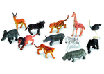 Набор фигурок для счета. ЖИВОТНЫЕ ДЖУНГЛЕЙ LER0697