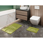 Набор ковриков д/ванной Shahintex Vintage  60*100+60*50 зеленый (01)