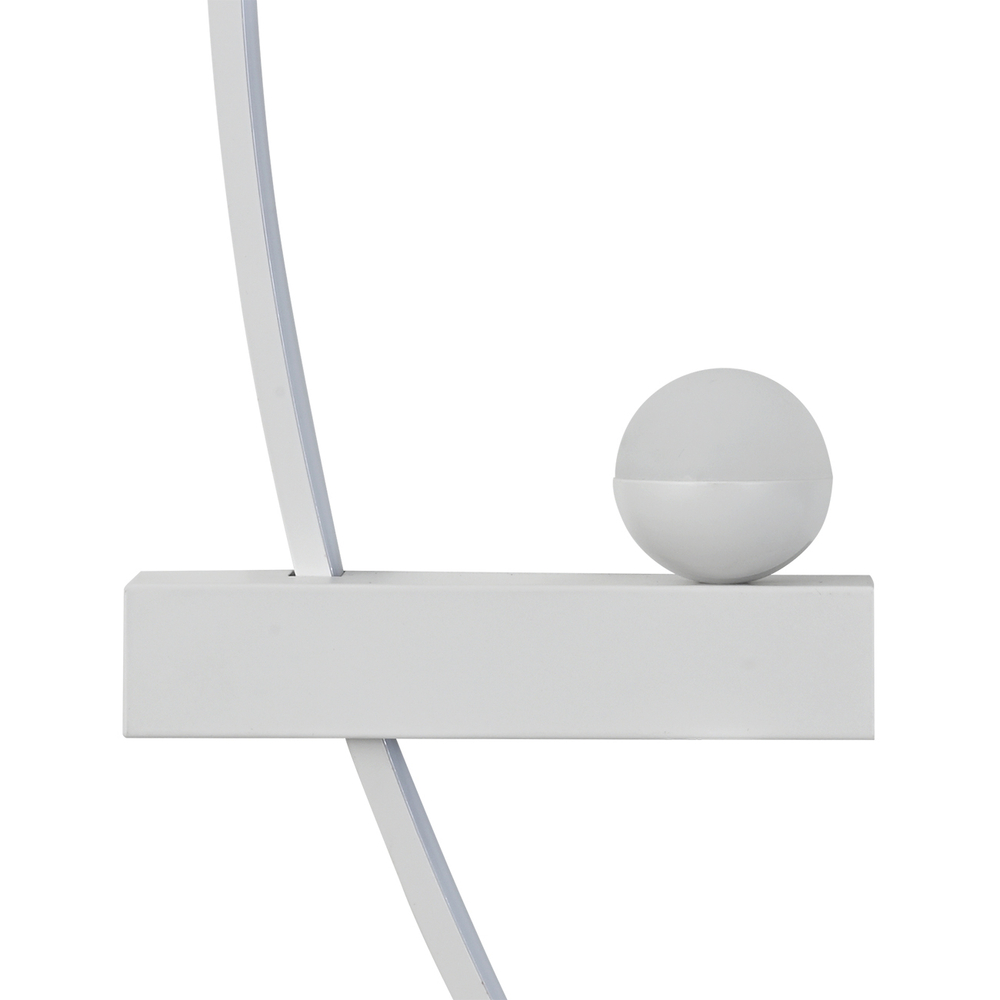 Настенный светодиодный светильник 15Вт, 1100Лм, 3000K, Ra>80, металл/силикон, белый