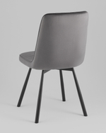 Стул Boun вращающийся велюр темно-серый 2 шт.