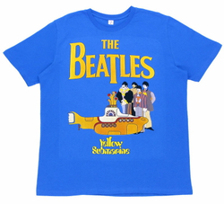 Футболка The Beatles Yellow Submarine голубая (710)