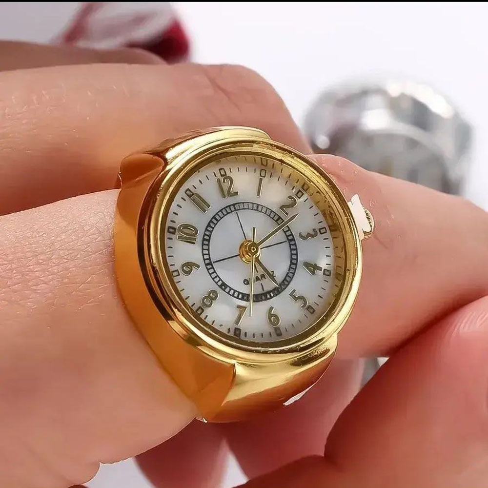 Часы-кольцо кварцевые, золотистый W9610-01