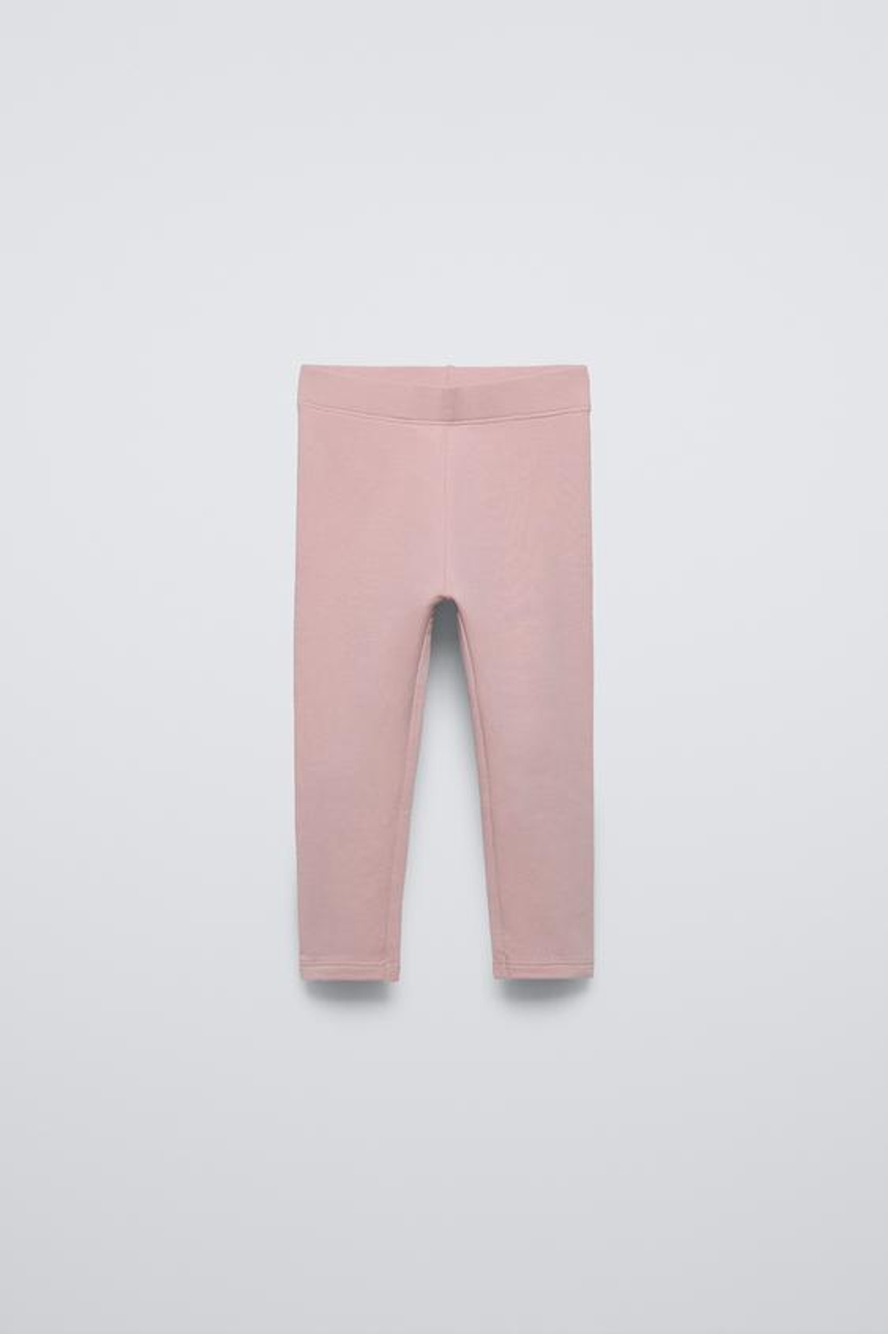 ZARA НАБОР ИЗ ДВУХ ОДНОТОННЫХ ЛЕГИНСОВ, ТЕМНО-БАКЛАЖАНОВЫЙ