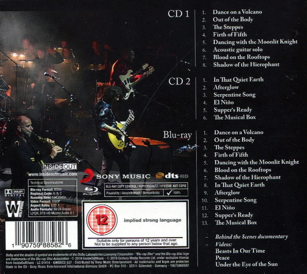 Steve Hackett / Genesis Revisited Band & Orchestra (Special Edition)(2CD+Blu-ray)