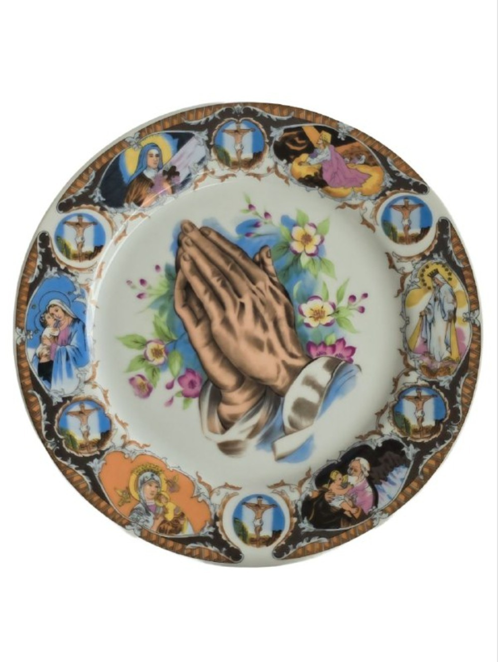 Тарелка декоративная "Молящиеся руки" Япония