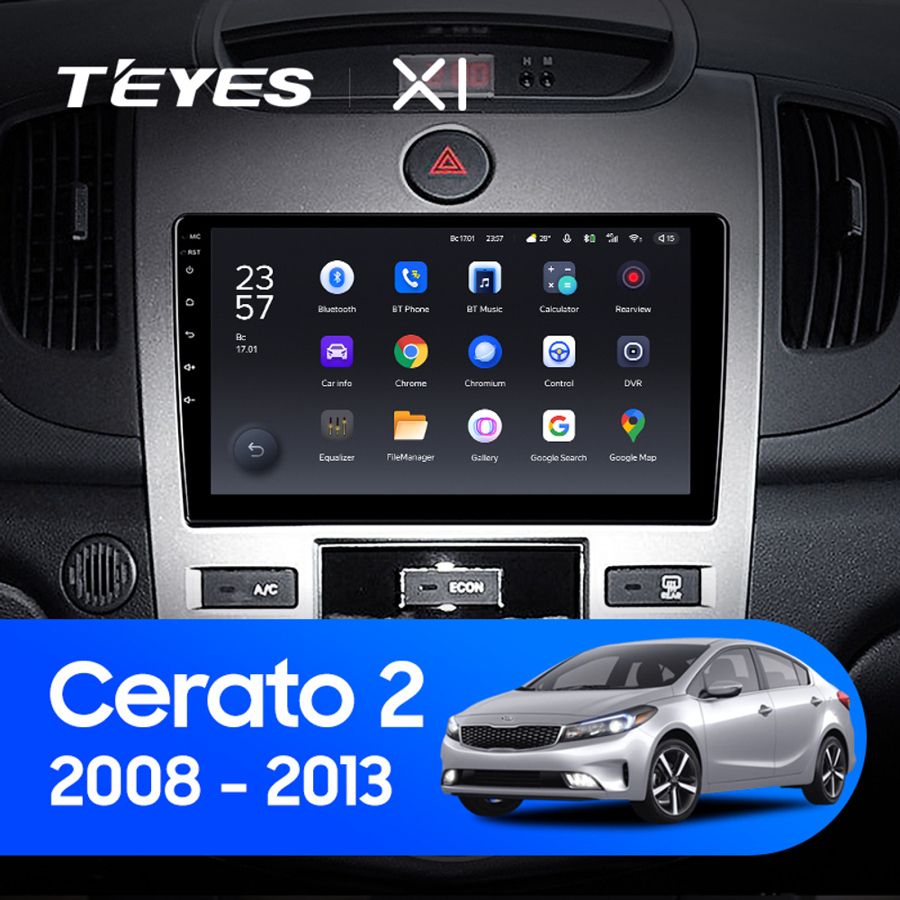 Teyes X1 9" для KIA Cerato 2008-2013