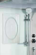 Душевая кабина WeltWasser WW500 Werra 804 80x80 10000003231 профиль Хром стекло прозрачное