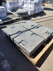 Плита утяжелительная с ручками, бетон, 500х500х150 мм, 75 кг