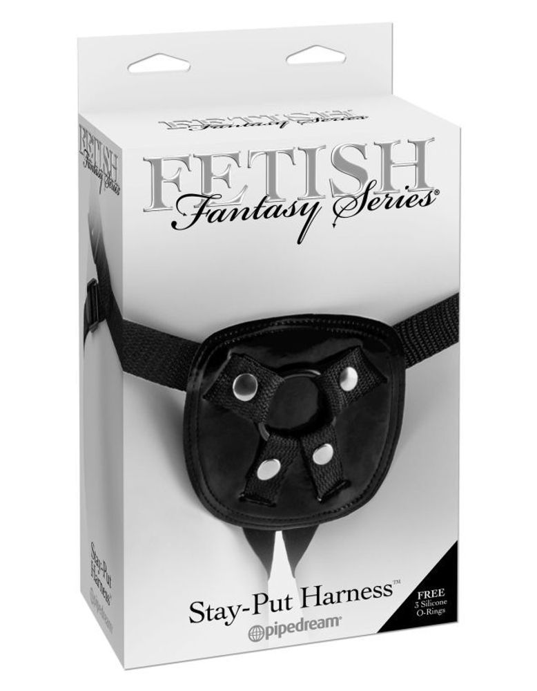 Ремни Harness для страпона с кольцом Fetish Fantasy Series Stay-Put Harness