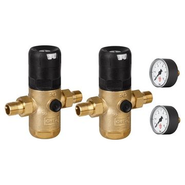 НАБОР 2 редуктора давления Goetze DR07-3/4H и 2 манометра MA10-50