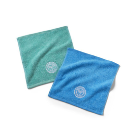 Теннисное полотенце Wimbledon Face 2P - aqua blue/sky blue