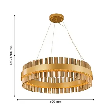 Подвесная люстра 27W 4000K 4263-6P золото Marquis Favourite