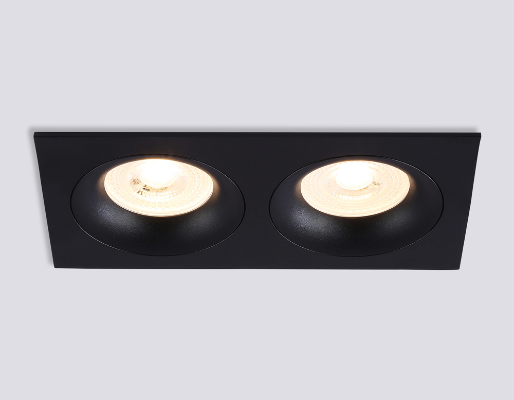 Светильник встраиваемый TN102734/2 BK черный GU5.3 175*92*23