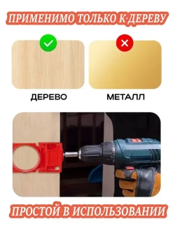 Шаблон для врезки дверных замков,Установите замок на дверной набор инструментов набор коронок 25 и 54мм