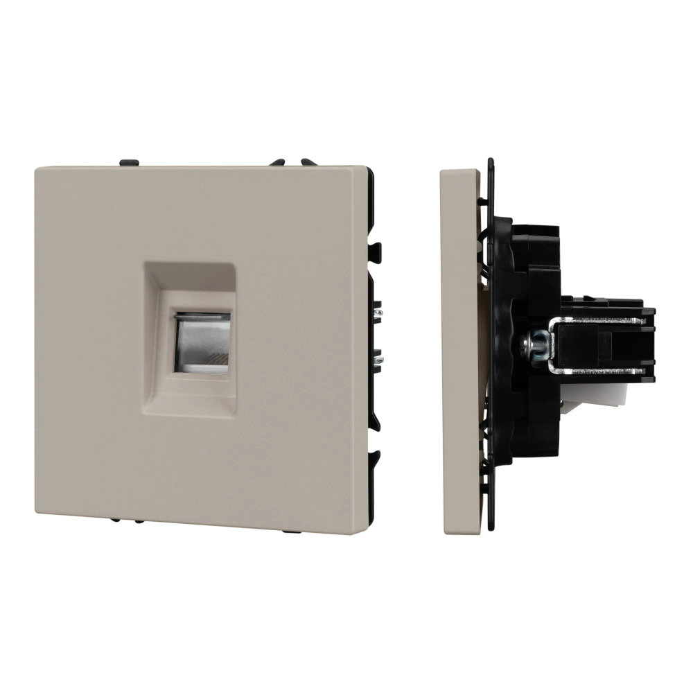 Механизм компьютерной розетки SCT-NOBE-MPC1-SFPL-CA (RJ-45, CAT6) (Arlight, -) 059438